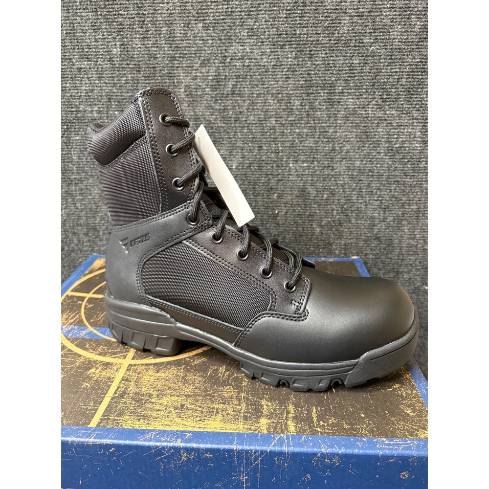 Bates Tac Sport 8 Inch Side Zip Black Tactical Duty Boots E24800 Mens 8 M